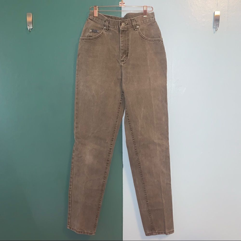 Vintage Lee Green High Waisted Denim Jeans